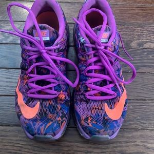 Nike air, max purple neon orange